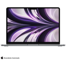MacBook Air 13,6" Apple M2 8GB RAM 256GB SSD na KaBuM!