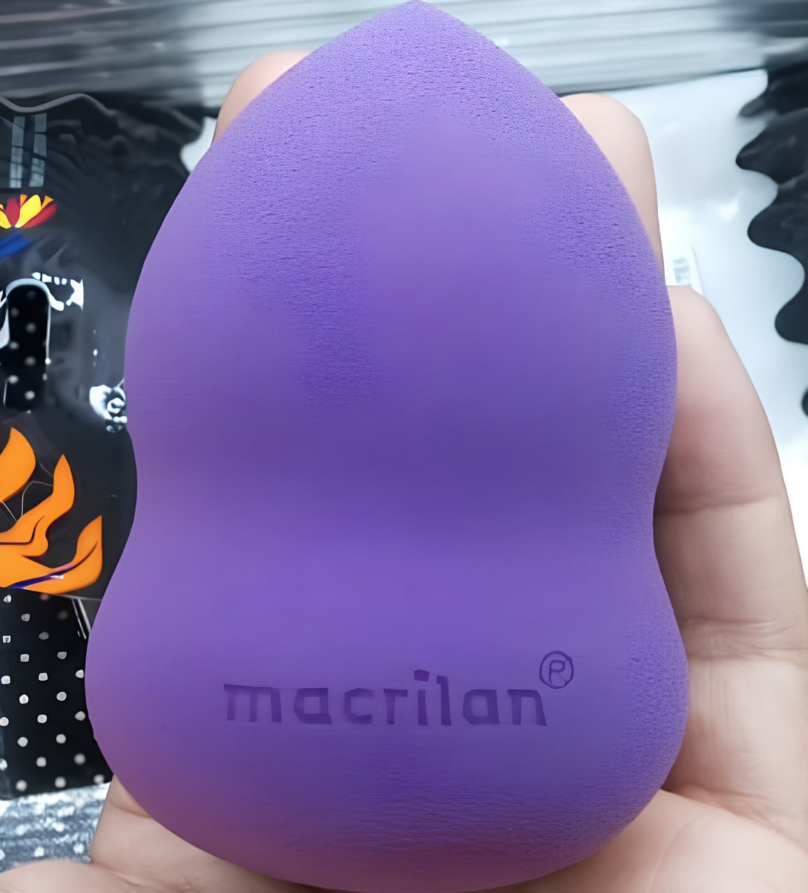Macrilan Esponja Ep08 Gota Para Maquiagem – Roxa na Amazon