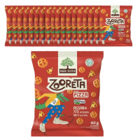 Mãe Terra 18 Unidades Salgadinho De Milho E Arroz Integral Orgânico Pizza Zooreta Pacote 45g na Amazon