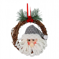 Magizi By Tuut Guirlanda Com Carinha Noel Tricot 16cm Verde na Amazon