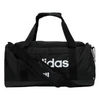 Mala Adidas Duffel Linear 24 L - Preto+Branco na Netshoes