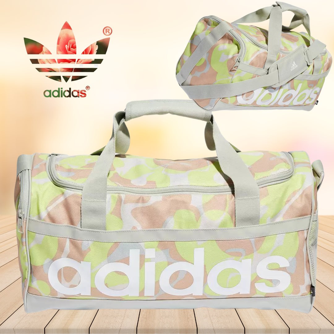 Mala Adidas Duffel Linear Gráfica Feminina – 25 L na Magazine Luiza