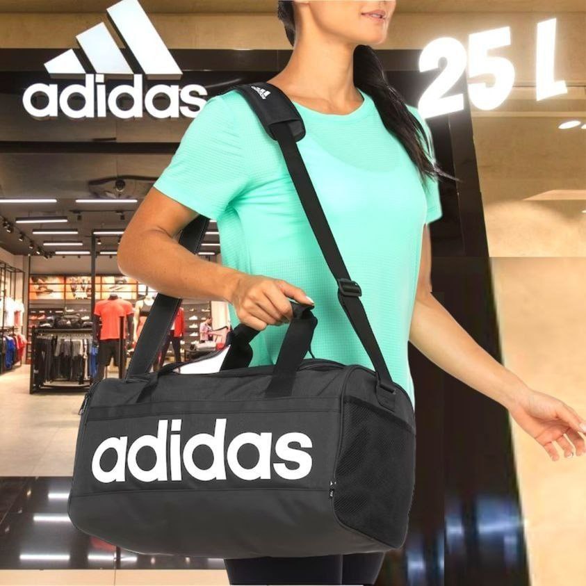 Mala adidas Duffel Linear Pequena – 25 Litros na Centauro