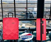 Mala American Tourister by Samsonite Universe AT 2.0 Rose – M na Amazon