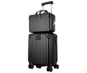 Mala de Bordo 10kg com frasqueira de viagem Bagagem de Mão Expansivel Aprovada ANAC 360° Cadeado AntiFurto TSA na Amazon