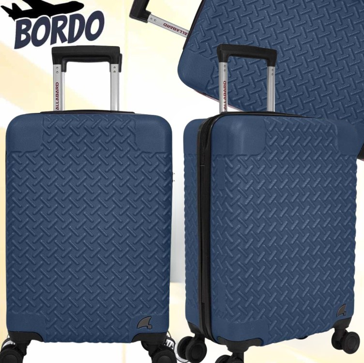 Mala de Bordo Allabard 10kg ABS Rígido Viagem Rodinhas 360° Padrão ANAC Design Futurista Cores Pastel (Cargo – Navy) na Amazon
