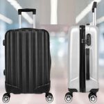 Mala de bordo com rodinhas giro 360º em material ABS com cad na Casas Bahia