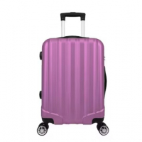 Mala De Bordo Com Rodinhas Giro 360º Em Material ABS Com Cadeado Prizi Rosa - XH-A122. na Casas Bahia