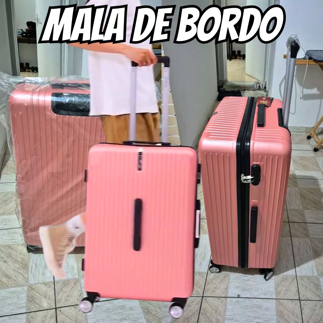 Mala de Bordo Copenhague 4 Rodas Duplas 360 Santino ABEV502P (Rose Gold) na Amazon