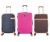 Mala de Viagem Grande de Despacho 30 kg Rígida ABS com 4 rodas duplas 360º e trava de segredo numérico TSA na Amazon