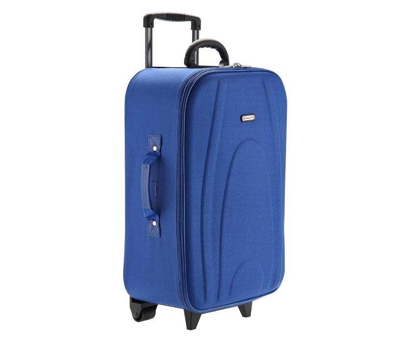 Mala de Viagem Média Tonin Valentin Mountain 1206 em Poliéster – Azul Cobalto na Ponto