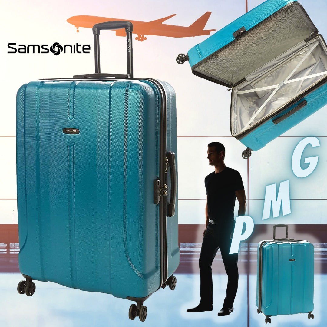Mala de Viagem, Samsonite, Fiero Abs, Pequena – Teal na Amazon