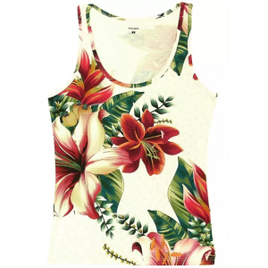 Malwee - Blusa Bege Floral em Viscose na Posthaus