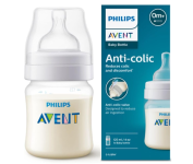 Mamadeira Philips Avent – Anti-colic 125ml, Transparente na Amazon