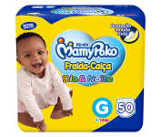 MamyPoko Fralda-Calça Dia&Noite G 50 Unidades na Amazon