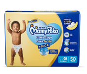 MamyPoko Fralda-Calça Dia&Noite G 50 Unidades na Amazon