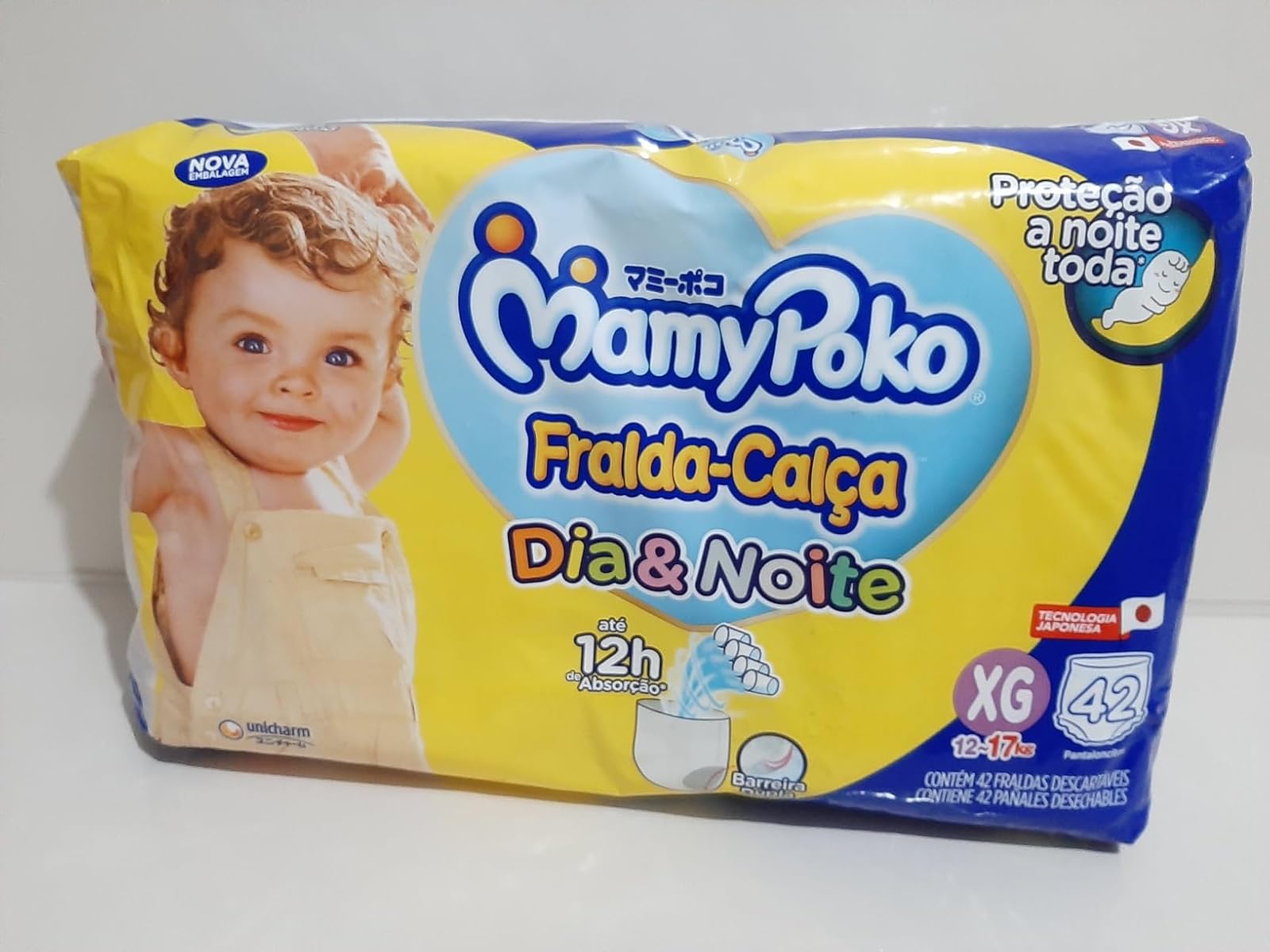 MamyPoko Fralda-Calça Dia&Noite Xg 42 Unidades na Amazon