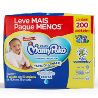 MamyPoko Lenços Umedecidos Dia&Noite 200 Unidades na Amazon