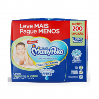 MamyPoko Lenços Umedecidos Toque Suave 200 Unidades na Amazon