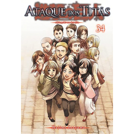 Mangá Ataque dos Titãs Vol. 34 - Ed. Especial - Hajime Isayama na Amazon