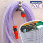 Mangueira Flex Para Jardim, 20 M, Com Engates Rosqueados E Esguicho na Amazon
