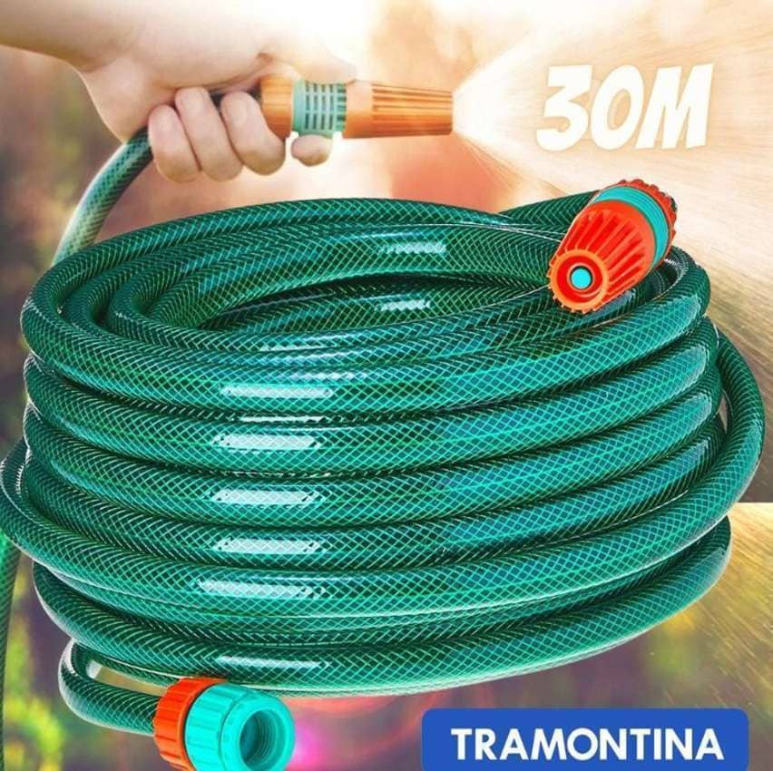 Mangueira Para Jardim 30 Metros Com Esguicho 79172300 TRAMONTINA na Amazon
