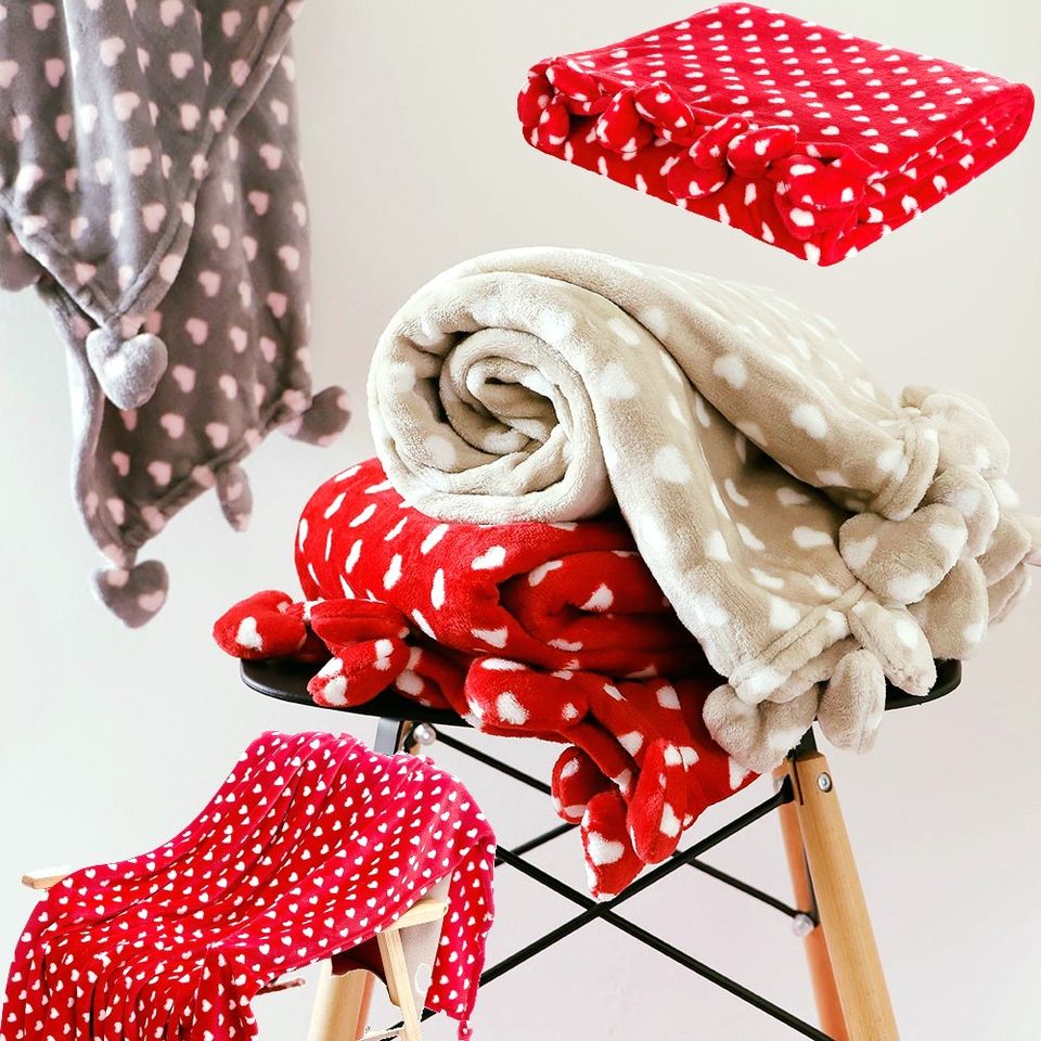 Manta Flannel Avelã Amor na Americanas