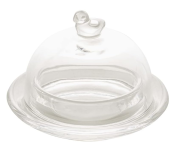 Manteigueira de Cristal Pássaro 9,5cm x 6,5cm – Lyor na Amazon