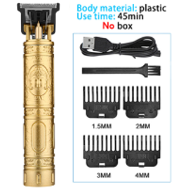 Maquina de Cortar Cabelo sem Fio Vintage T9 - Hiena na Aliexpress