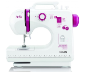 Máquina de Costura Bella Elgin Reta BL-1200 Portátil Branco e Rosa Bivolt na Amazon