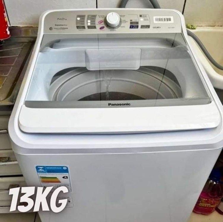 Máquina De Lavar 13Kg Panasonic- NA-F130B1W na Amazon