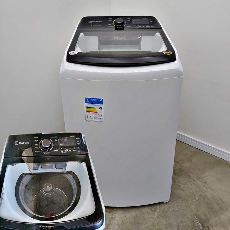 Máquina de Lavar 14kg Electrolux Perfect Care com Cesto Inox, Jatos Poderosos, Time Control (LEJ14) na Shopclub