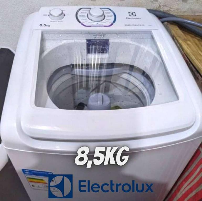 Máquina de lavar automática Electrolux Turbo Economia LAC09 branca 8.5kg na Shopclub
