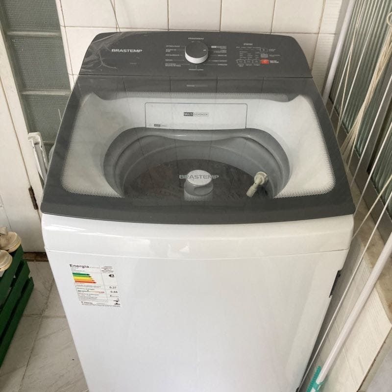 Máquina de Lavar Brastemp 13Kg branca com Ciclo Tira Manchas Advanced e Ciclo Antibolinha – BWK13AB na Amazon