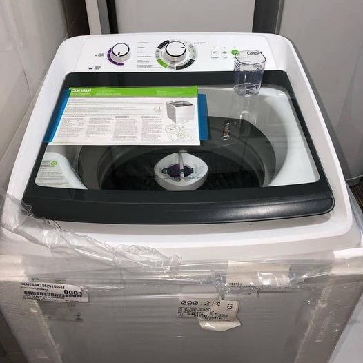 Máquina de Lavar Consul 12kg CWH12BB Branca com Dosagem Extra Econômica e Ciclo Edredom – 110v na Americanas