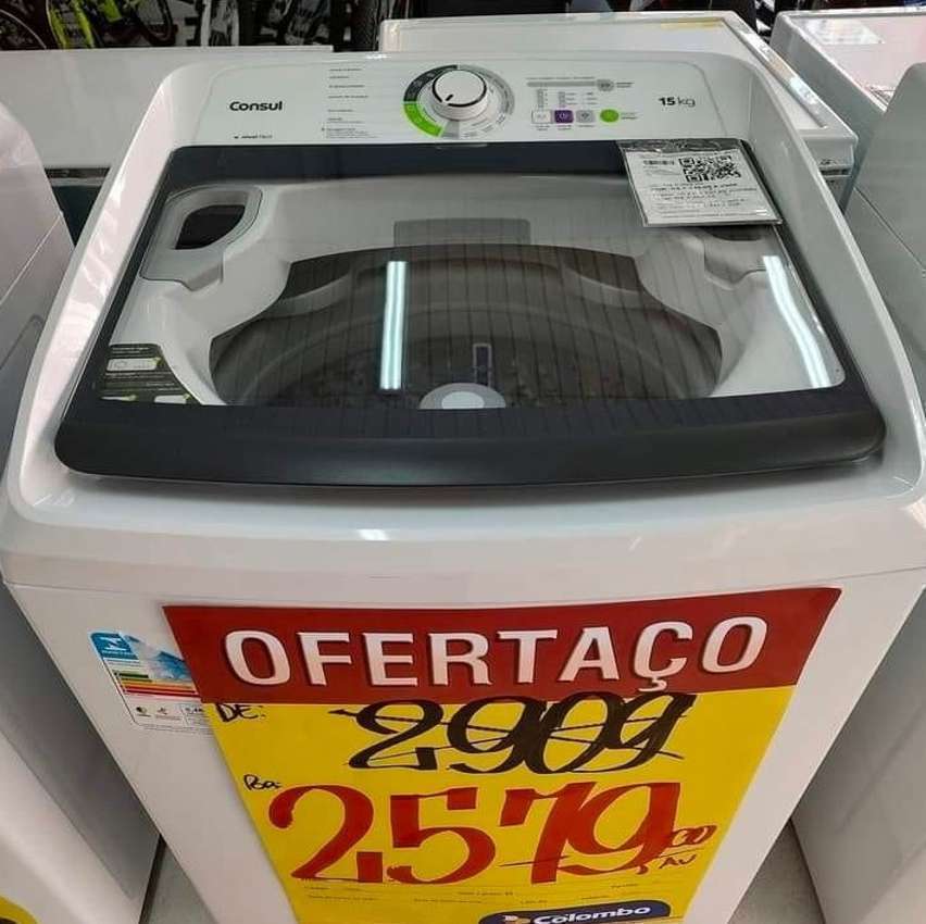 Máquina de Lavar Consul 15 kg Branca com Lavagem Econômica e Ciclo Edredom- CWH15AB na Compra Certa