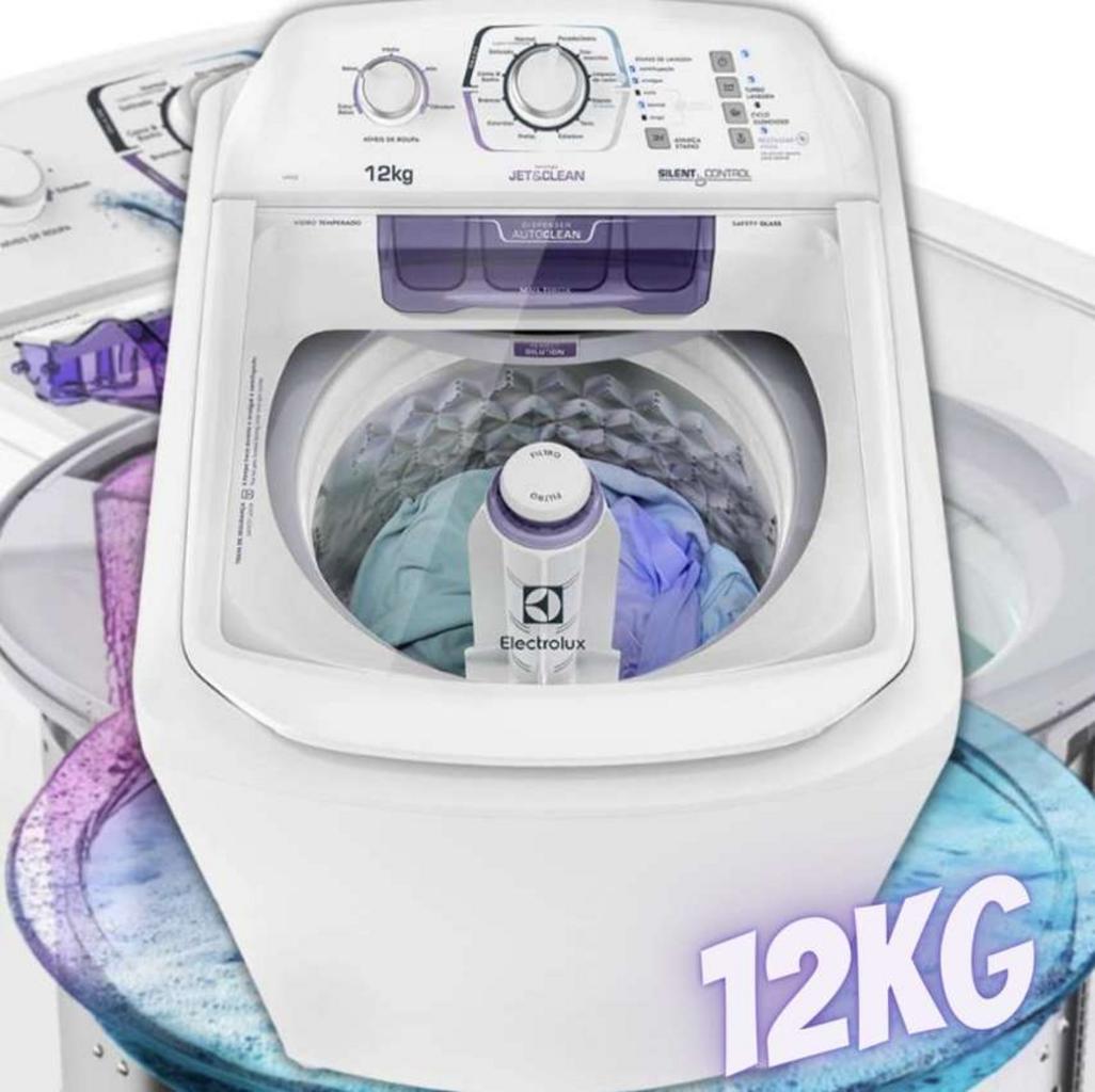 Máquina de Lavar Electrolux 12kg Branca Turbo Economia Silenciosa com Cesto Inox (LAC12) na Shopclub