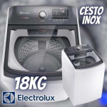 Máquina de Lavar Electrolux 18kg Branca Premium Care com Cesto Inox e Sem Agitador (LEI18) na Magazine Luiza