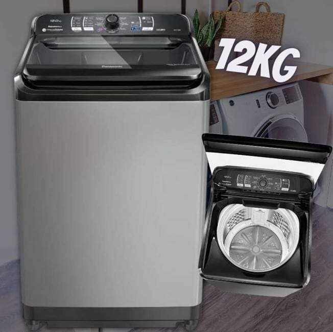 Máquina De Lavar Panasonic 12kg Titânio NA-F120B1TA 110v na Amazon