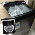 Máquina De Lavar Panasonic Antibacteria AG 18kg Titânio NA-F180P7T 220v na Amazon