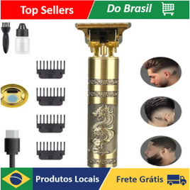 Maquininha de Cabelos Clipper Eletrico Dragão Nnneverdie na Aliexpress