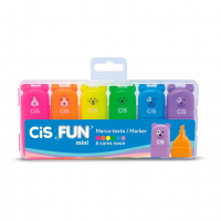 Marca Texto Fun Mini CIS - Estojo Com 6 Cores Neon na Amazon
