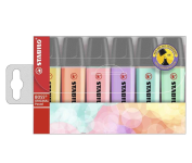 Marca Texto STABILO BOSS ORIGINAL Pastel – Estojo com 6 na Amazon