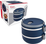 Marmita dupla Lunch Box Azul, LB1234-AZ , Euro Home na Amazon