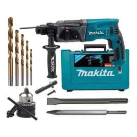 Martelete Combinado Makita Sds Hr2470 800w + Kit Ferramentas na Extra