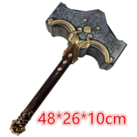 Martelo Mjölnir God of War Ragnarok Thor Eva Escala 1:1 na Aliexpress