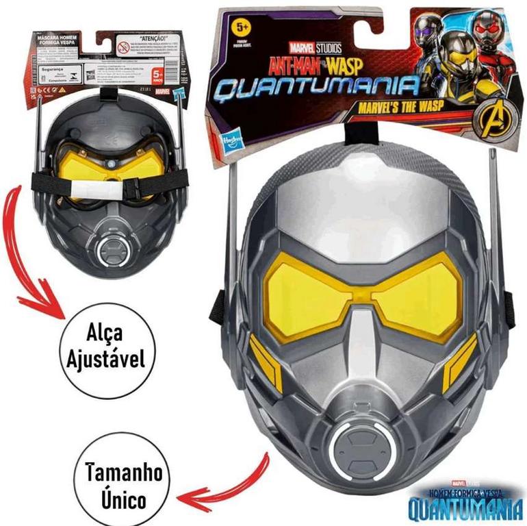 Marvel, Acessório Quantumania – Máscara de 25 cm – Vespa – F6659 – Hasbro na Amazon