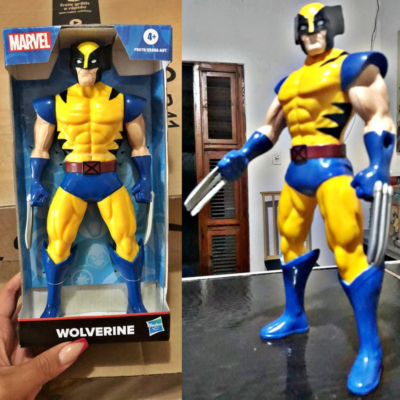 Marvel, Boneco Wolverine, Amarelo, Azul e Preto na Amazon