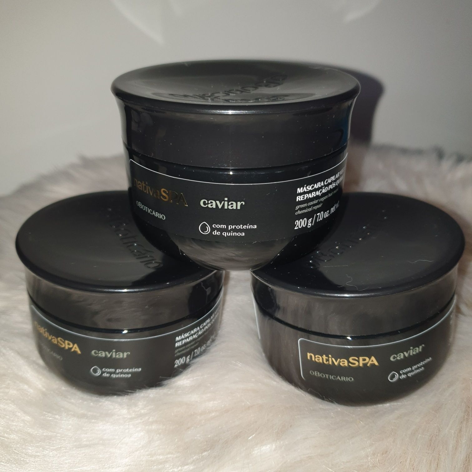 Máscara Capilar Reparação Pós-Química Nativa SPA Caviar 200g na oBoticário