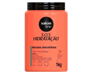 Máscara Capilar Salon Line, SOS Hidratação, Concentrada, Café e Glicerina, Vegana – Cabelos Cacheados e Crespos, 1 Kg na Amazon